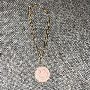smiley face necklace